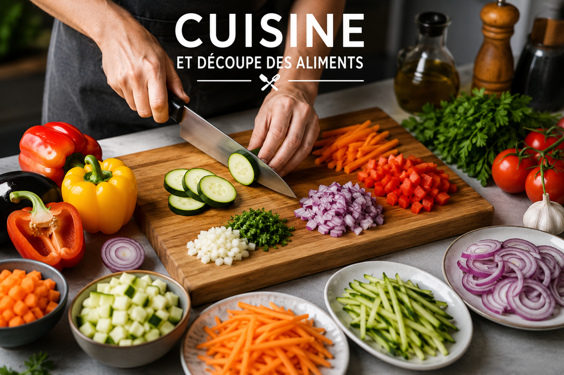 Cuisine et découpe des aliments