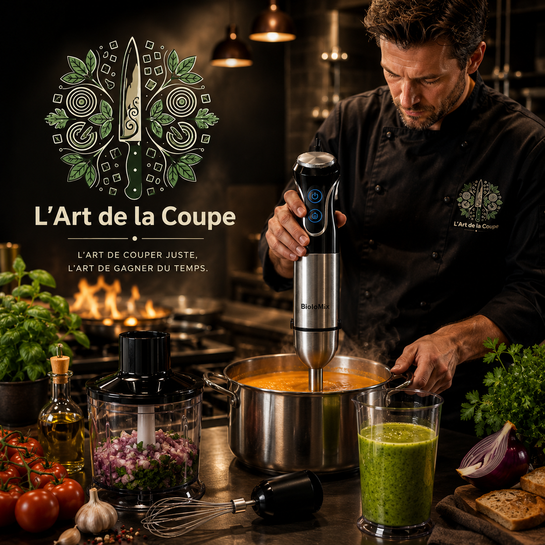 Pourquoi les chefs utilisent-ils un mixeur plongeant plutôt qu'un blender ?