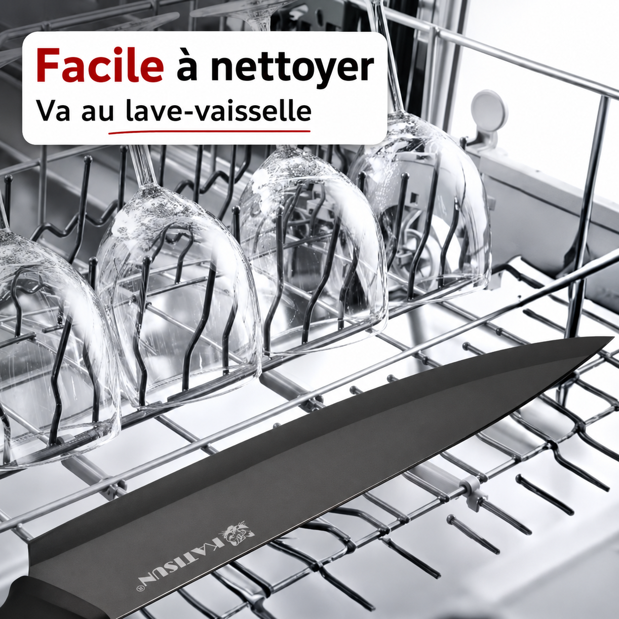 Ensemble 15 couteau de cuisine | Acier carbone professionnel