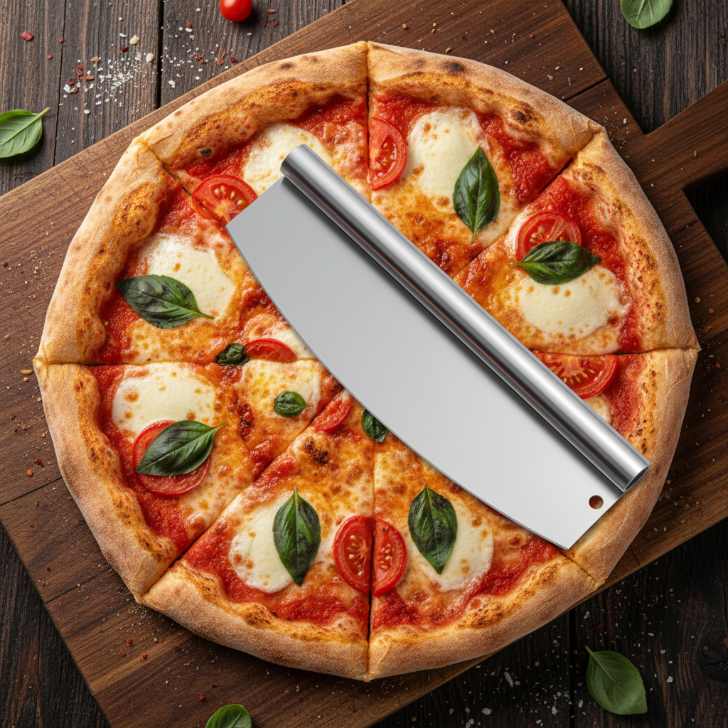 Couteau pizza - découpe