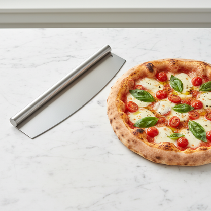 Couteau pizza - marbre